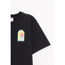 CASABLANCA BLACK L ARCHE CLASSIC T SHIRT